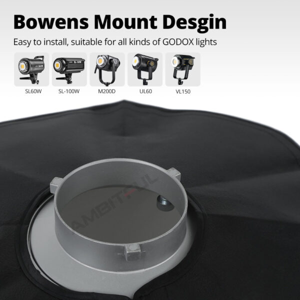 Godox 95cm 120cm 140cm Studio Octagon Honeycomb Grid Softbox Reflector softbox with Bowens Mount for Studio Strobe Flash Light