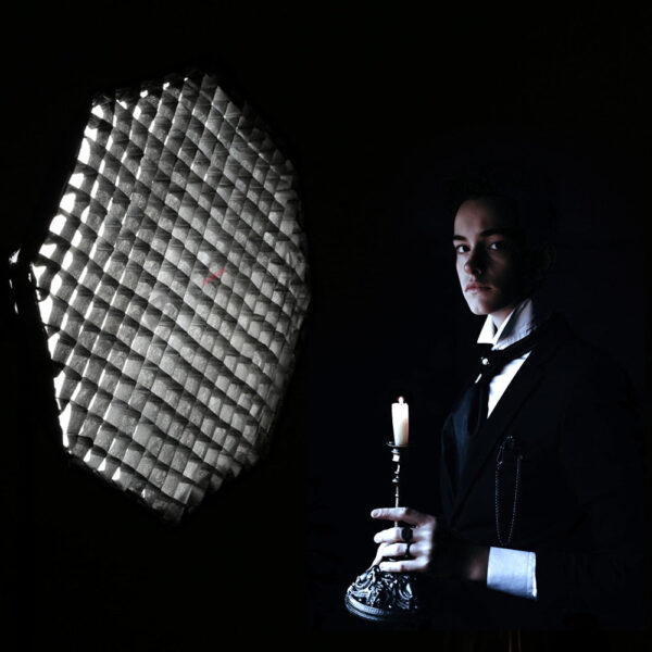 Godox 95cm 120cm 140cm Studio Octagon Honeycomb Grid Softbox Reflector softbox with Bowens Mount for Studio Strobe Flash Light